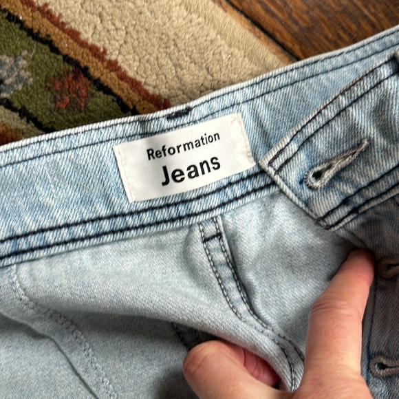 Reformation wide leg Jean - Picture 5 of 5